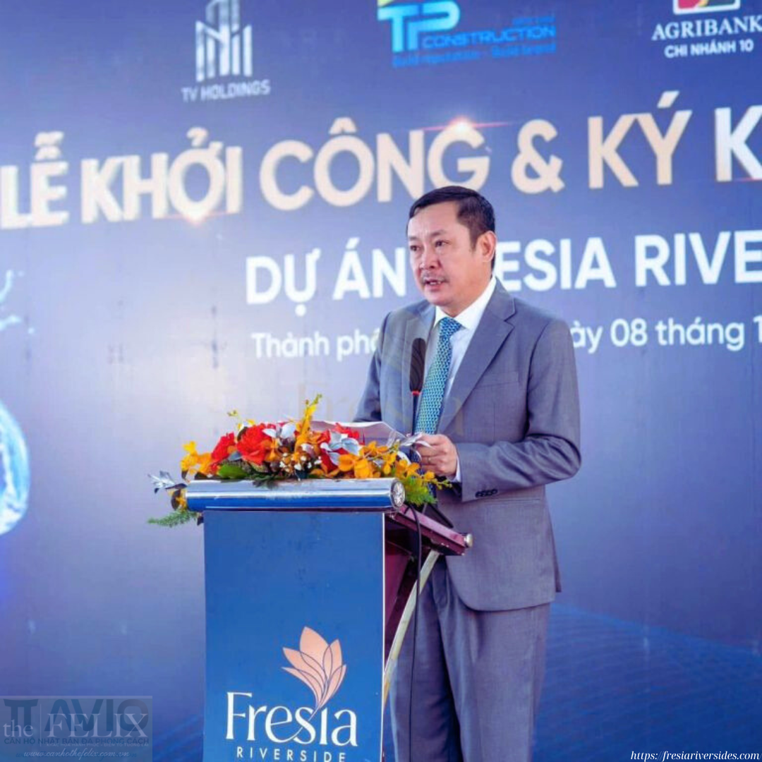 Ông Trần Hải Minh - Chủ Tịch HĐqt Phát Biểu Tại Lễ Khởi Công Dự án Fresia Riverside