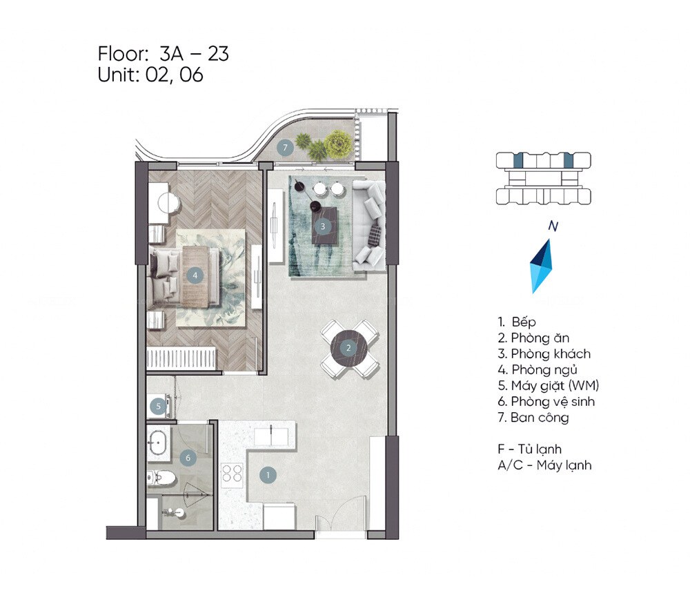 1br - 1wc Welltone Luxury Residence