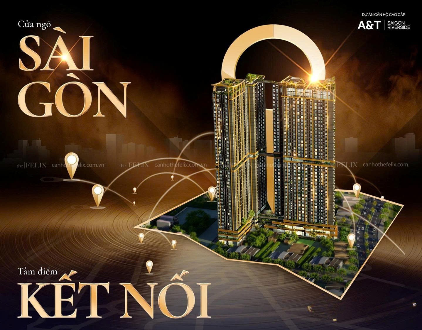 A&t Saigon Riverside Tâm điểm Kết Nối