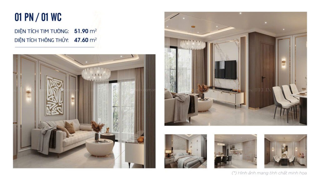 Căn Hộ Mẫu Symlife 1PN + 1WC