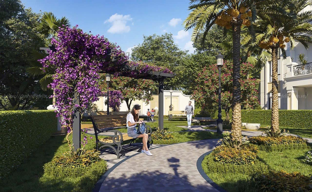 Công Viên Thư Giãn ở Dự án Gladia Khang Điền