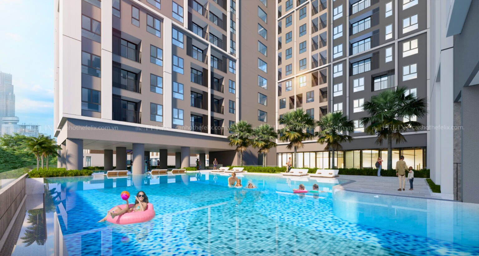 Hồ Bơi Happy One Mori