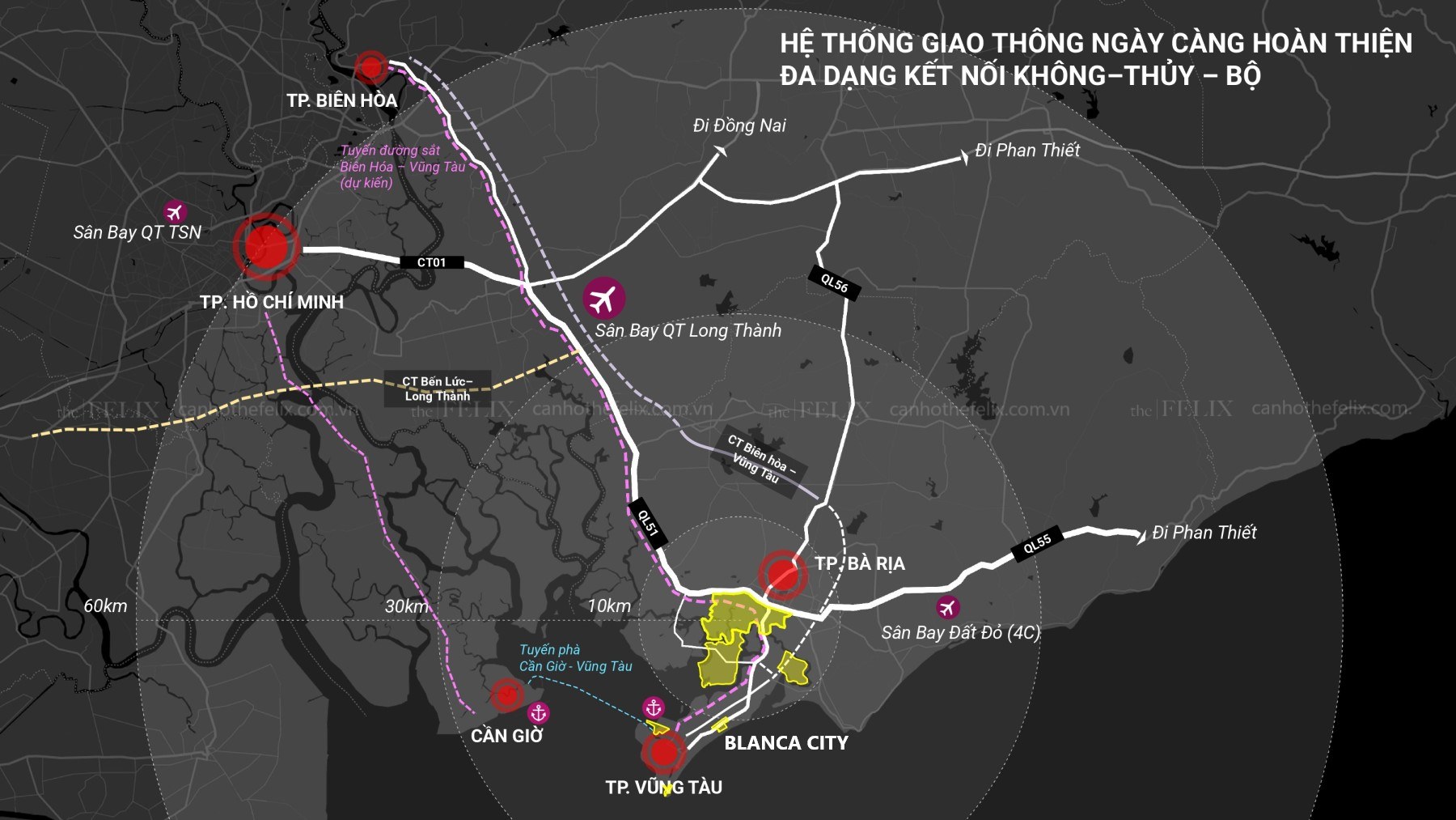 Kết Nối Dự án Blanca City Vũng Tàu