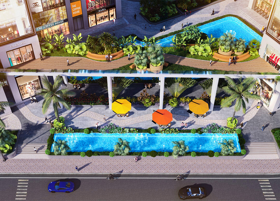 Khuôn Viên Trước Dự án Shunshine Sky City