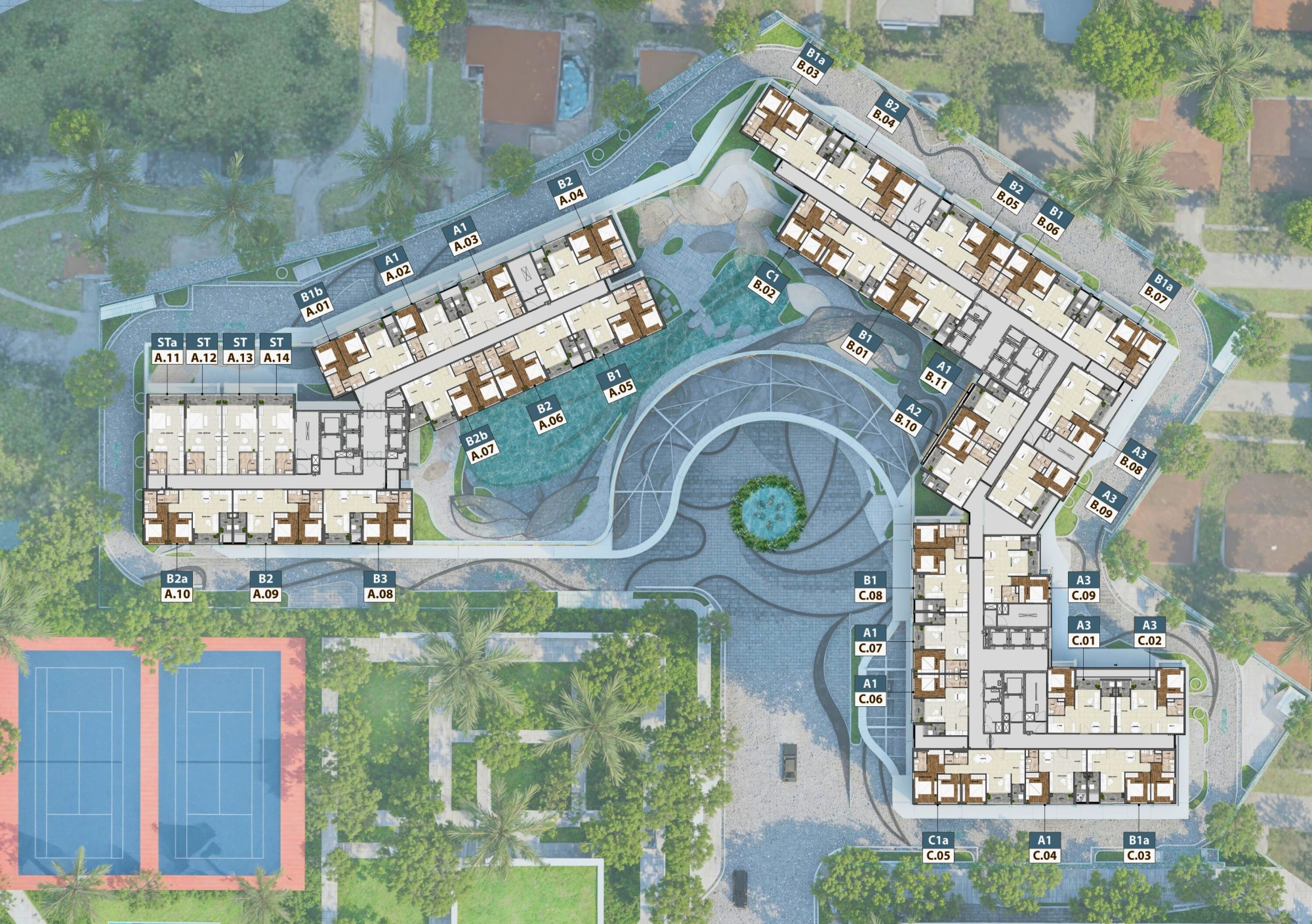 Mặt Bằng Cặn Hộ Setia Edenia