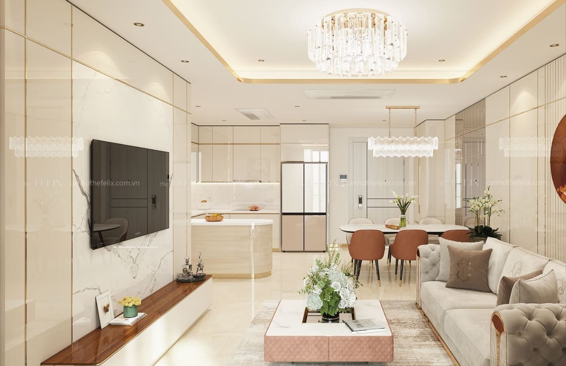 Nội Thất Căn Hộ Diamond Sky Vạn Phúc City (4)