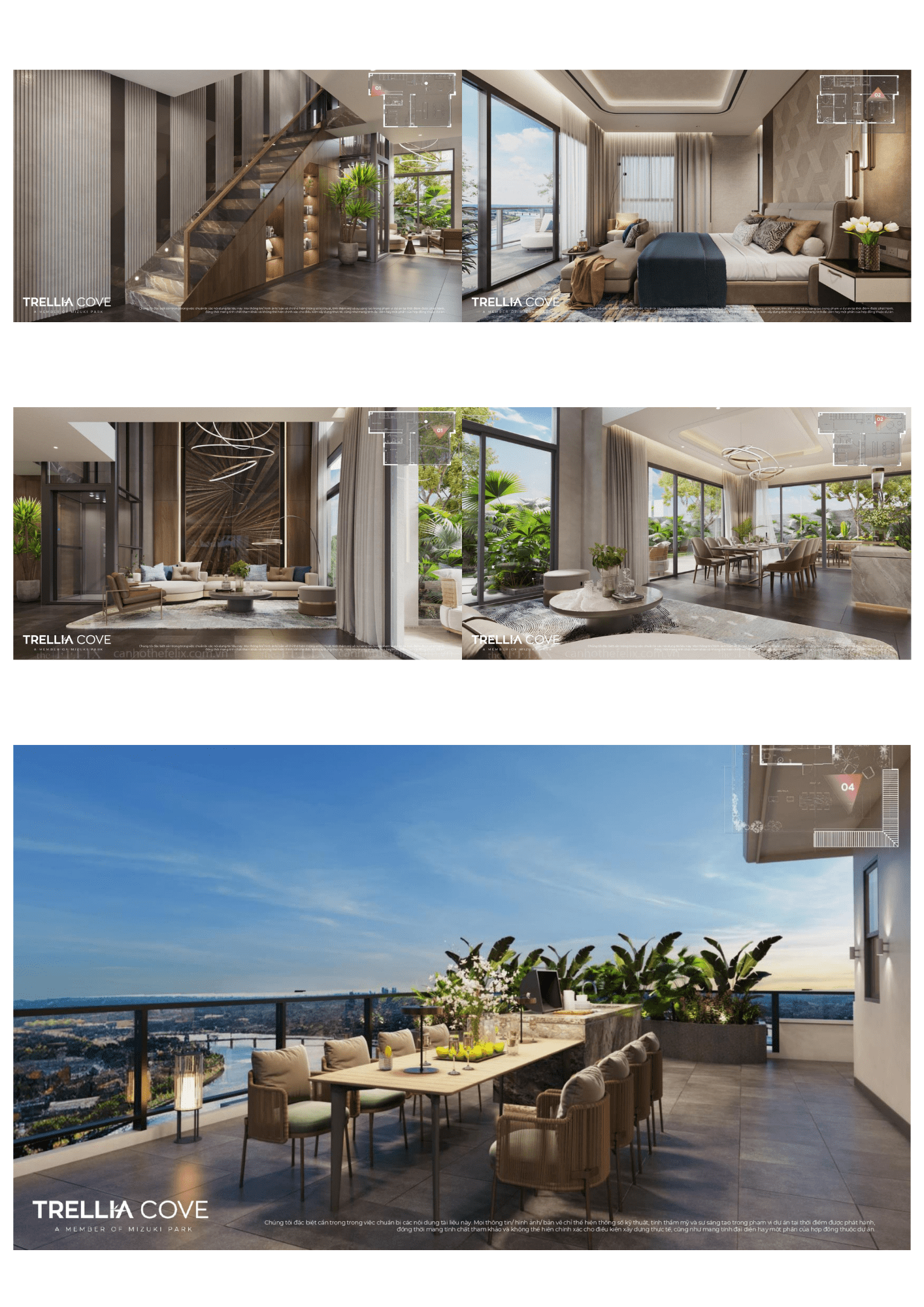 Nội Thất Dự án Trellia Cove