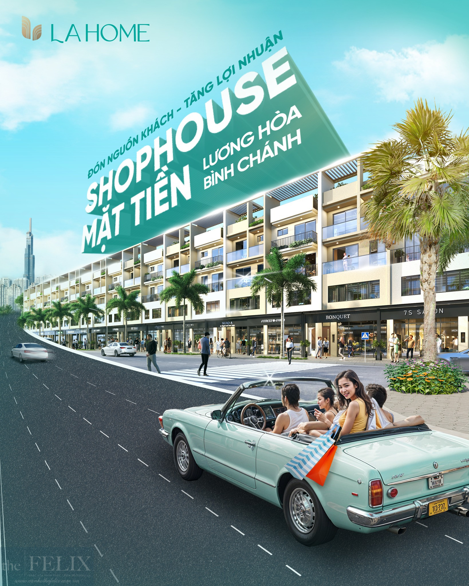 Shophouse La Home Long An Mặt Tiền Lộ Giới 60m Sở Hữu Vị Trí Không Thể Chiến Lược Hơn