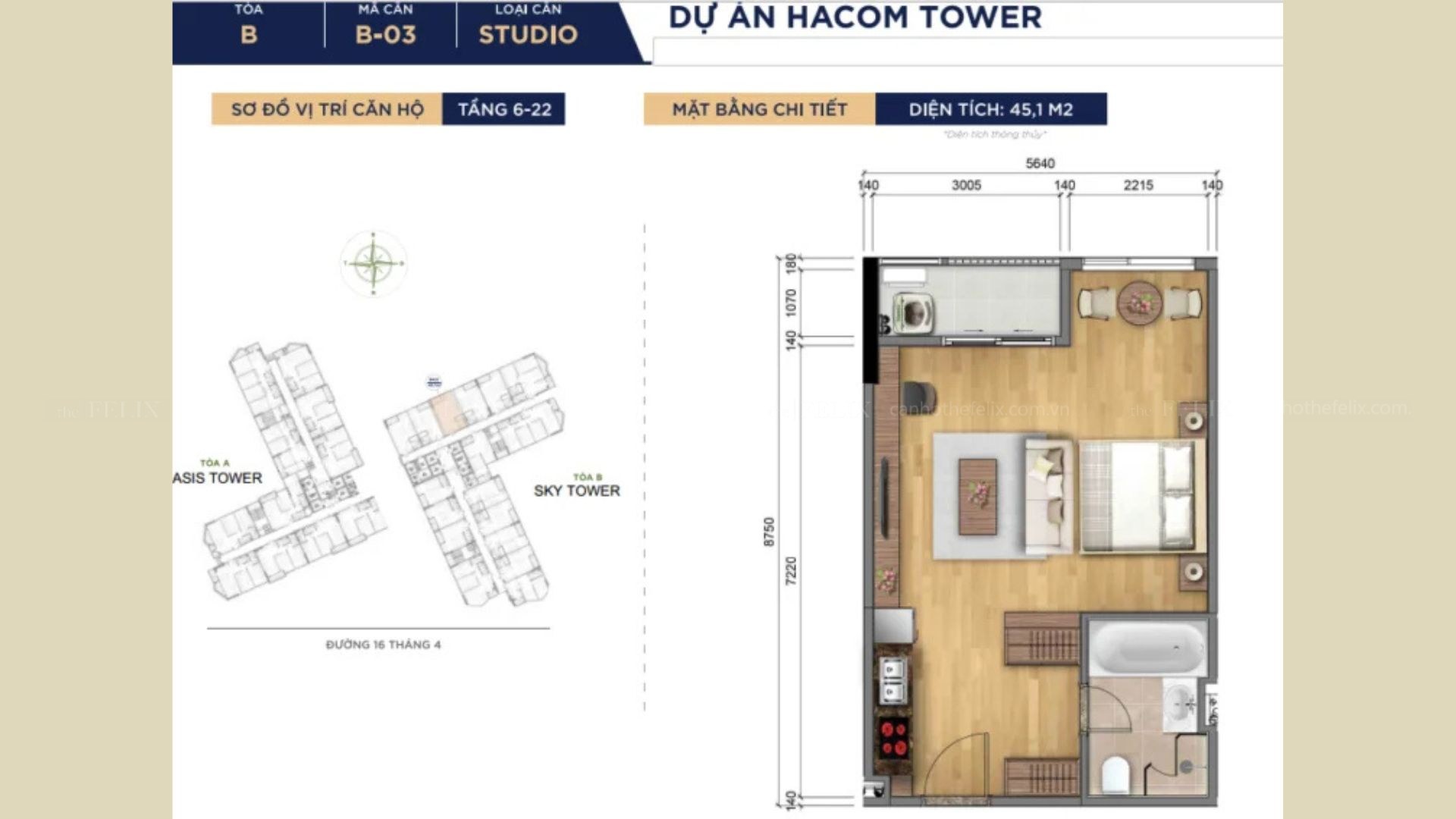 Thiết Kế Căn Hộ Hacom Tower (3)