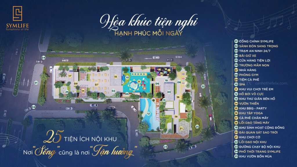 Tiện ích Khu Dân Cư Symlife Bình Hoà Tphcm