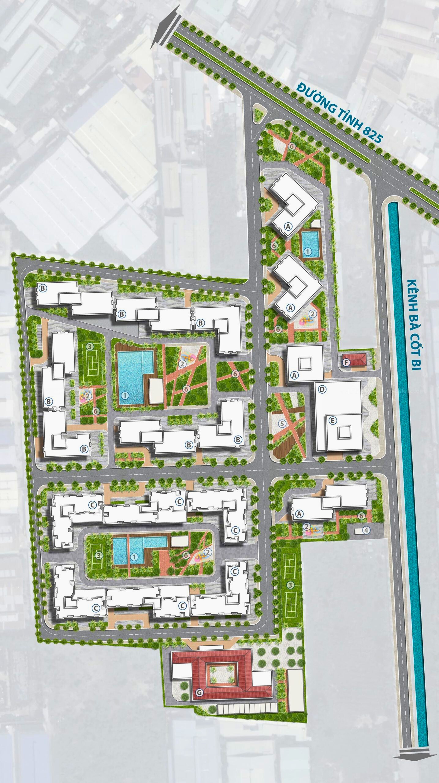 Tổng Thể Mặt Bằng The Win City