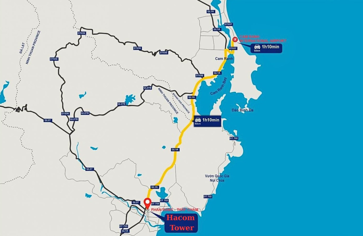 Vị Trí Hacom Tower