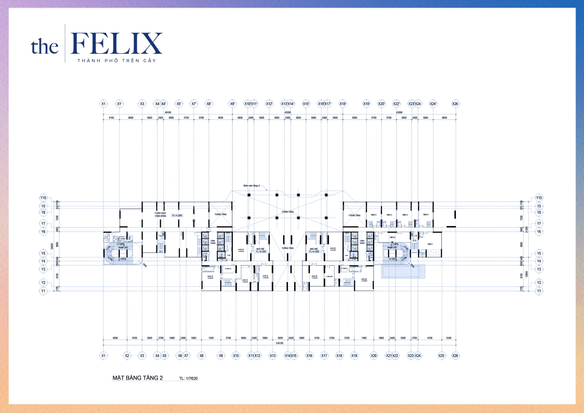 Mặt Bằng The Felix Tầng 2