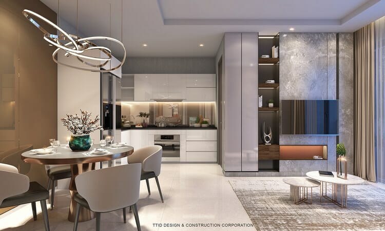 hình căn hộ The Privé