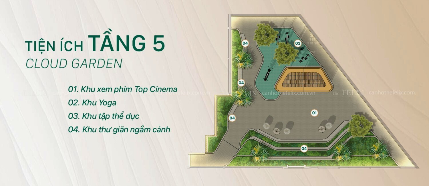 Tiện ích The Emerald Garden View_tầng 5